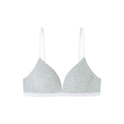 CHARMING Sujetador triangular algodón relleno gris
