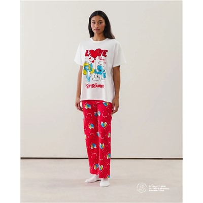 Pantalon de punto Los Pitufos