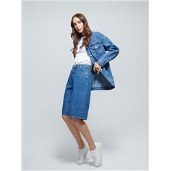Bermuda-Shorts aus Denim