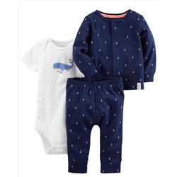 NEW ARRIVAL 3-Piece Babysoft Little Cardigan Set