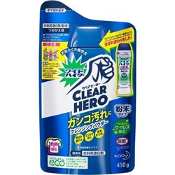KAO Отбеливатель порошковый кислородный Attack Wide Haiter CLEAR HERO EX сменная упаковка 450 гр.