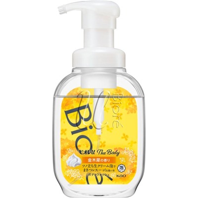 Мыло-пенка для душа Kao Biore U Foaming Body Wash аромат османтуса душистого 540 мл