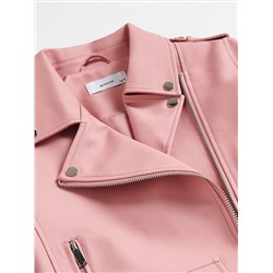 Bikerjacke mit Gürtel