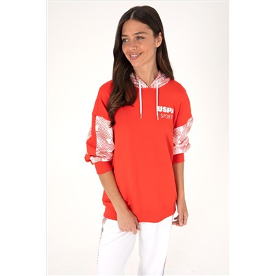 Kadın Kırmızı Sweatshirt