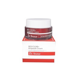 Dr. Some RED CLEAR Ampoule Cream Очищающий крем для проблемной кожи 50мл