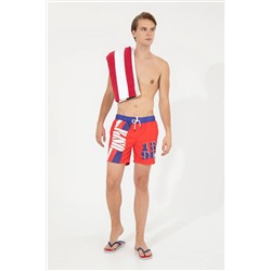 U.S. Polo Assn., Erkek Kırmızı Deniz Şortu 50245362-vr213