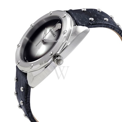 VEBM00118 Women's Shadov (Elaphe) Leather Silver / Silver Dial Watch