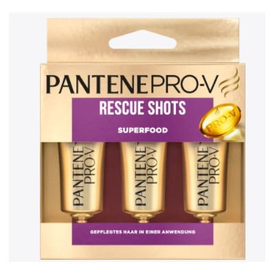 Haarkur Rescue Shots Superfood 3er Pack, 45 ml