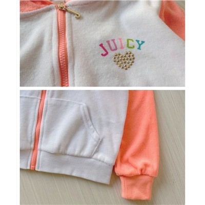 Нежный детский костюм из хлопкового велюра  💖 Juic*y Coutur*e