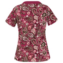 UA Paisley Parade Berry Kiss Scrub Top