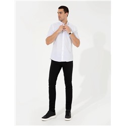Beyaz Slim Fit Oxford Gömlek
