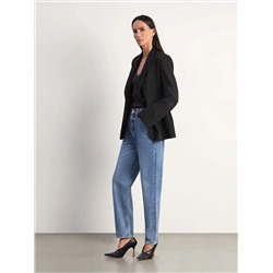 Джинсы Mom Fit 385, D385/lupines