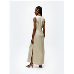 VESTIDO MIDI SIN MANGAS