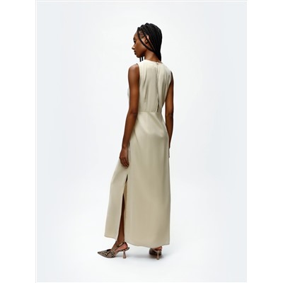 VESTIDO MIDI SIN MANGAS