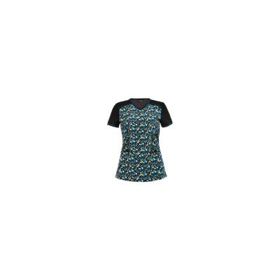 Cherokee Runway Scrubs You're Spot On Print Top