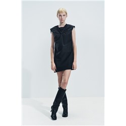 ZW COLLECTION KNOTTED SHORT DRESS