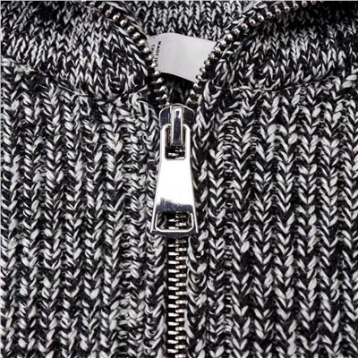 Повседневный короткий вязаный свитер с длинными рукавами