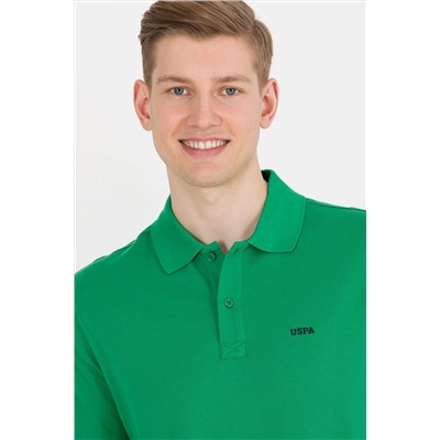 Erkek Yeşil Basic Polo Yaka Tişört