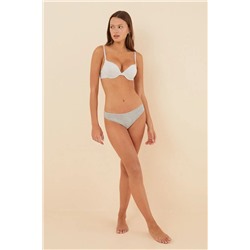 GORGEOUS Sujetador push up algodón gris