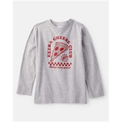 OshKosh B'gosh   Boys Fantasy Football Long-Sleeve Graphic Tee - Tan