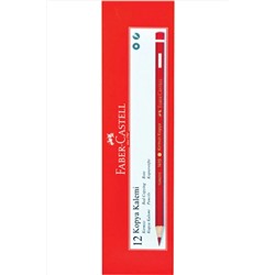 Faber Castell Faber Castell Kırmızı Kopya Kalemi 12 Adet 37.15.116.015-T