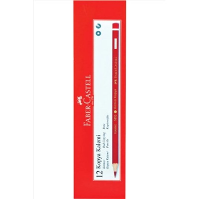 Faber Castell Faber Castell Kırmızı Kopya Kalemi 12 Adet 37.15.116.015-T