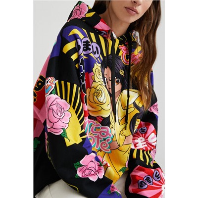 Sudadera oversize japonesa