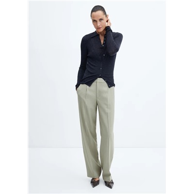 Pantalón recto pinzas