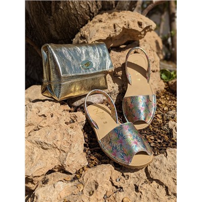 AB.Zapatos · 3207 · LIRIOS PLATINO+PELLE-007-17 oro
