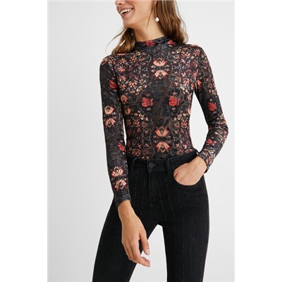 Body slim floral 100% Lyocell