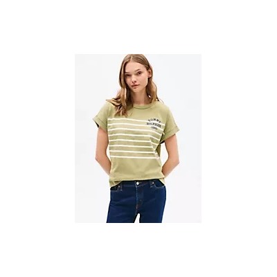 Hilfiger 1985 Logo Stripe T-Shirt