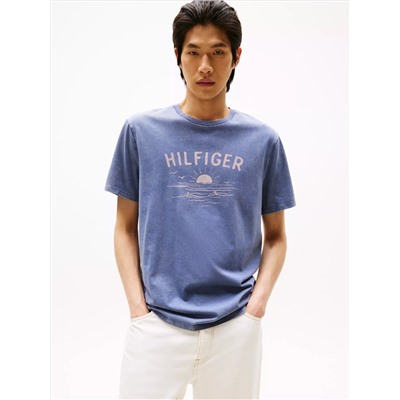 Hilfiger Wave Logo T-Shirt