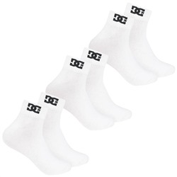 DC Shoes Quarter Unisex Socken 3 Paar weiß DC-21 QUARTER