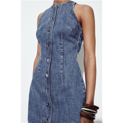 Z1975 DENIM MINI DRESS