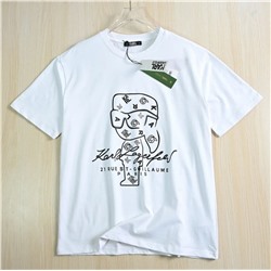 Повседневная хлопковая футболка KARL LAGERFEL*D ОРИГИНАЛ!