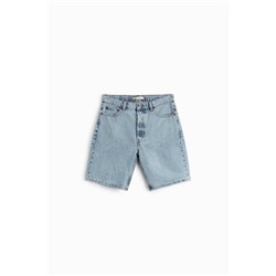 RIPPED DENIM BERMUDA SHORTS