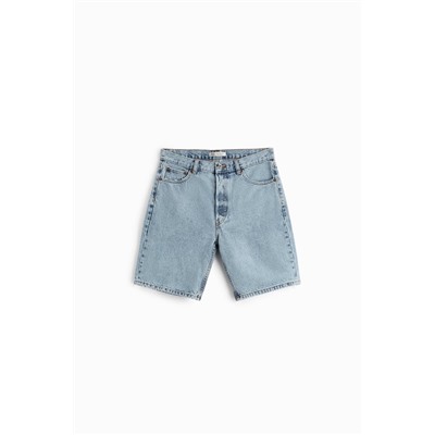 RIPPED DENIM BERMUDA SHORTS