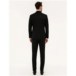 Siyah Ex.Slim Fit Smokin Damatlık