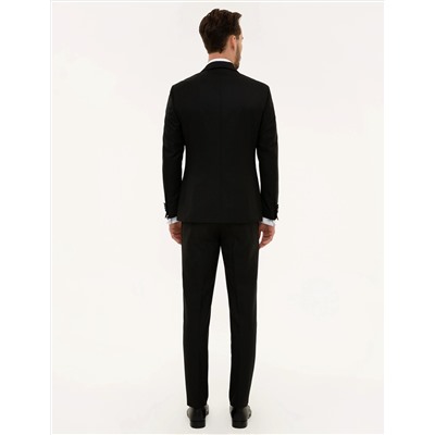 Siyah Ex.Slim Fit Smokin Damatlık