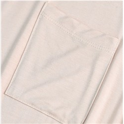 Мягкая хлопковая футболка Tencel с карманом и коротким рукавом
