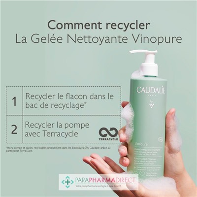 Caudalie Vinopure - Gelée Nettoyante Purifiante 385ml