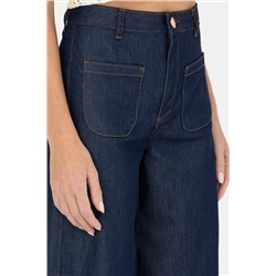 Kadın Koyu Lacivert Jean Pantolon