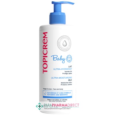 Topicrem Baby - Lait Ultra-Hydratant 500ml