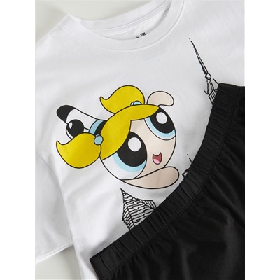 Pyjama-Set mit Shorts The Powerpuff Girls