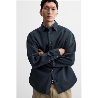 CAMISA TWILL BORDADO