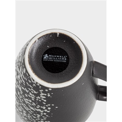 Кружка, 400 мл, фарфор P, черная, в белую крапинку, Caviar Galaxy