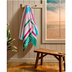 Lacoste Home Sunscreen Stripe Cotton Beach Towel 36" x 72"