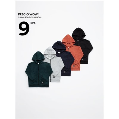 PLUSH JACKET WITH HOOD