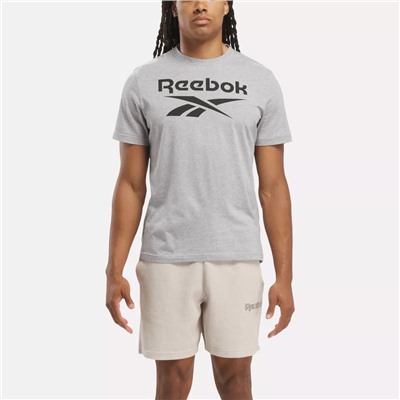 Men's Reebok Identity Big Stacked Logo T-Shirt