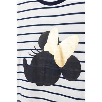 Vestido camiseta Minnie Disney Blanco